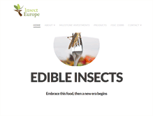 Tablet Screenshot of insecteurope.com